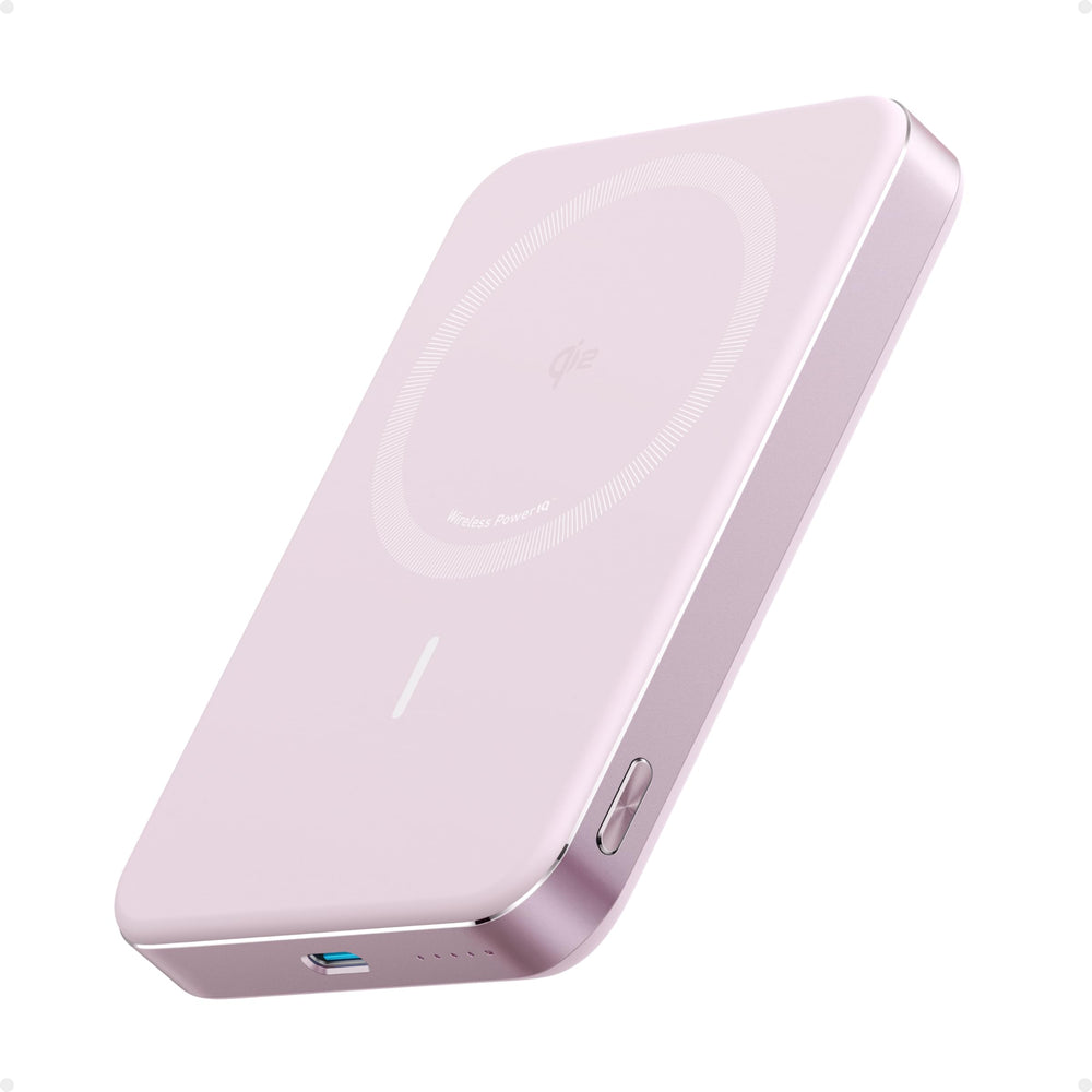 Anker MagGo frontal mostrando diseño compacto y beneficio portabilidad