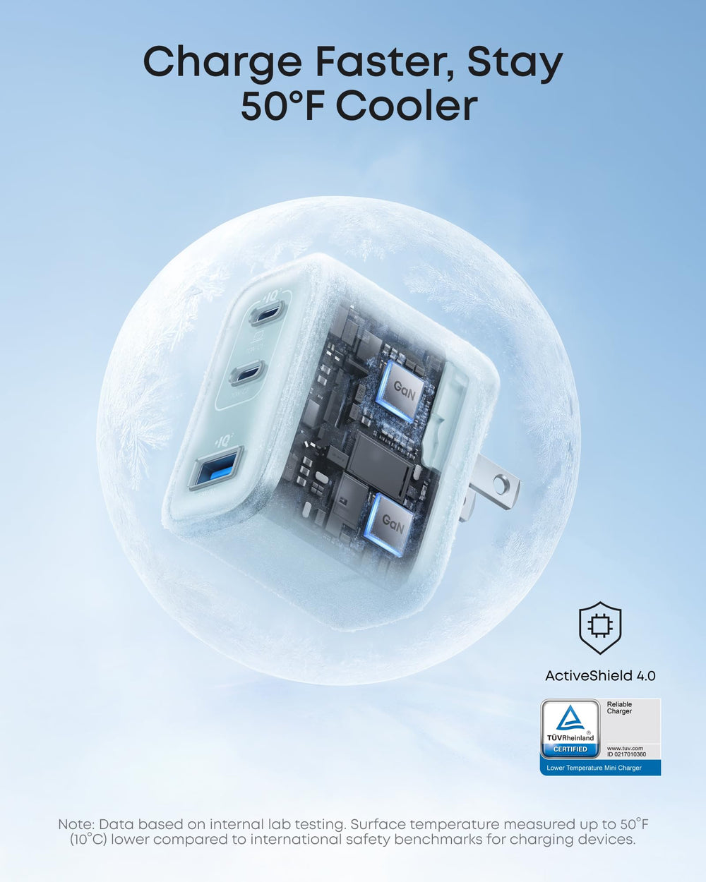 Anker Nano 70W comparación de tamaño para viajar sin ocupar espacio
