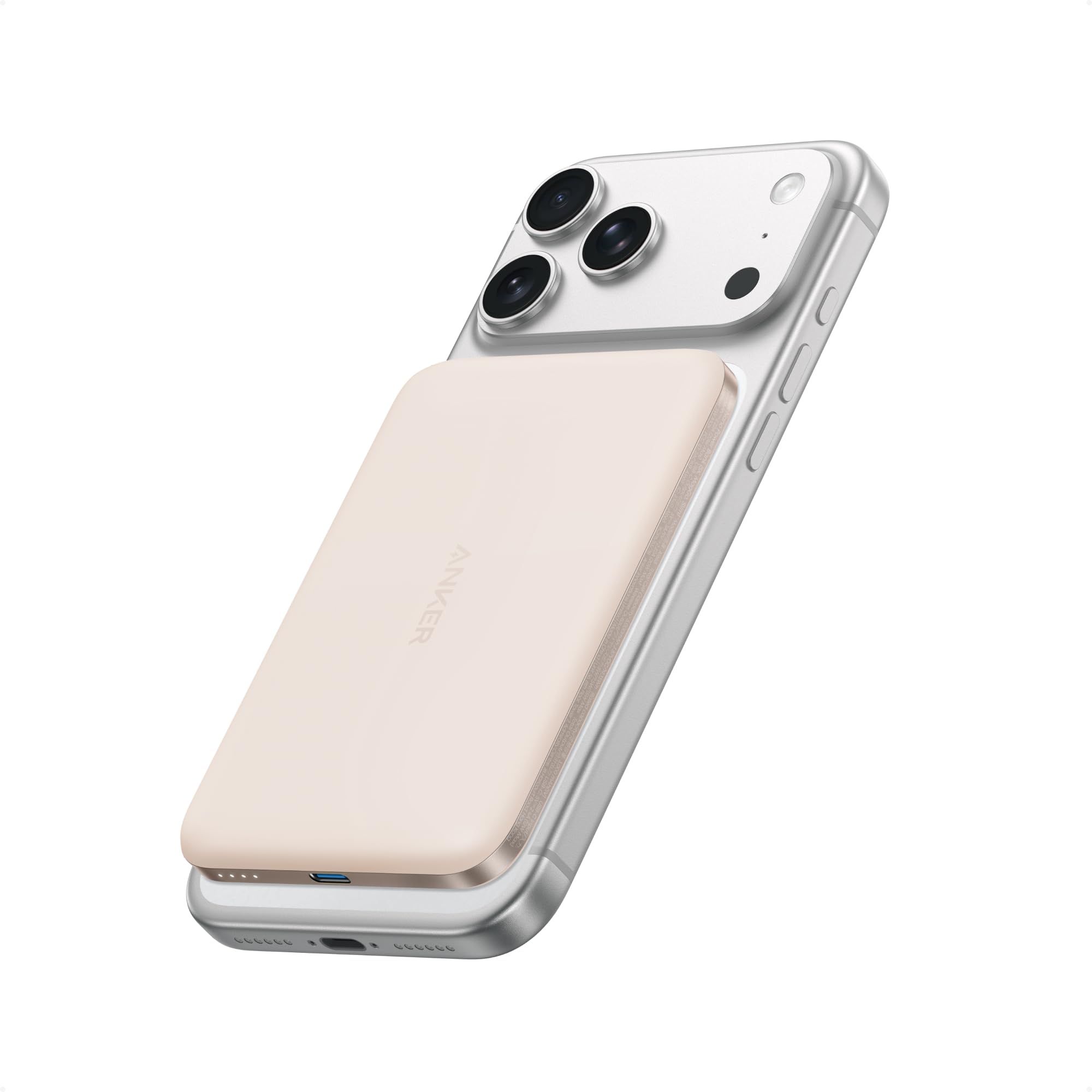 Anker Nano frontal del power bank mostrando el diseño compacto y marca Anker