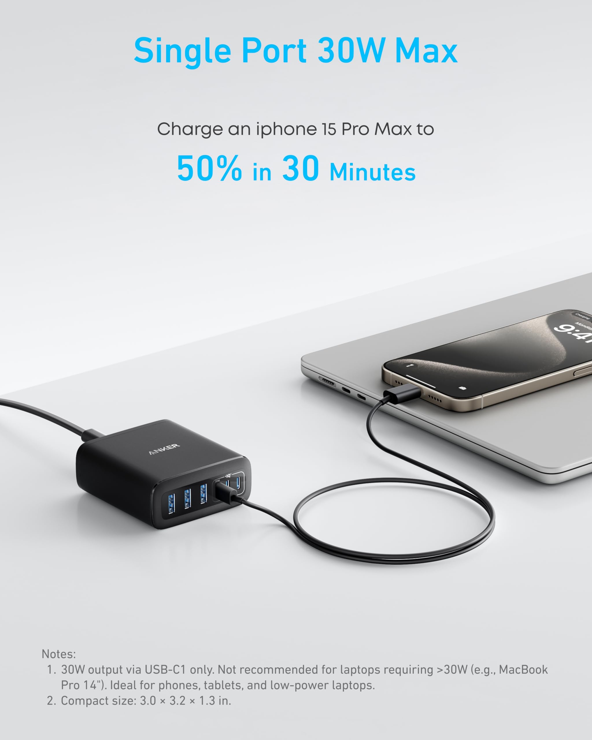 Anker organizador de cables de silicona incluido para escritorio ordenado y sin enredos