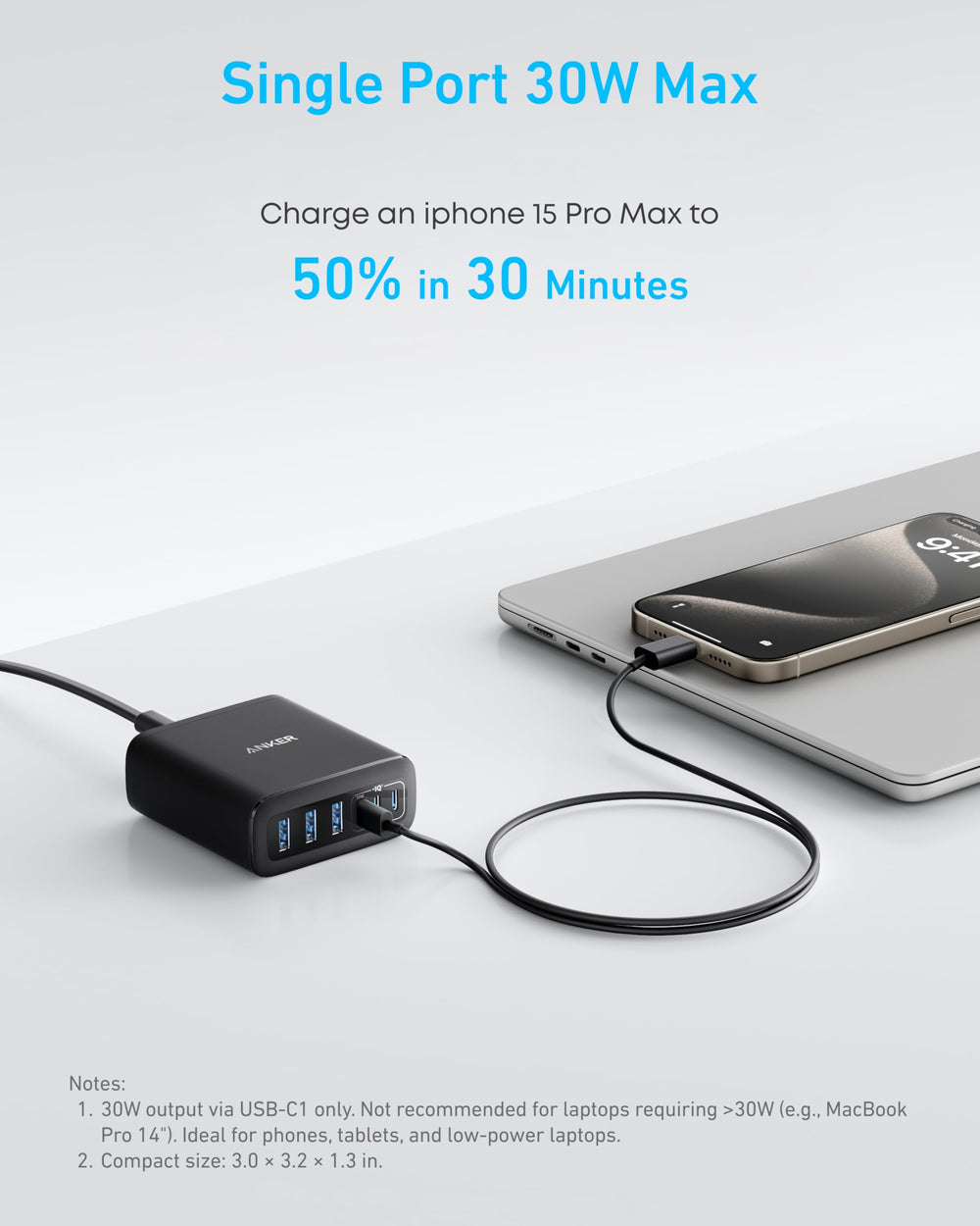 Anker organizador de cables de silicona incluido para escritorio ordenado y sin enredos