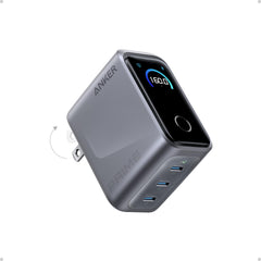 Anker Prime cargador frontal mostrando diseño compacto y alta potencia