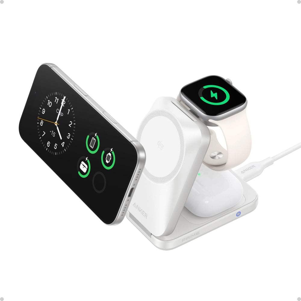 Anker Prime vista frontal plegada mostrando perfil compacto y fácil transporte