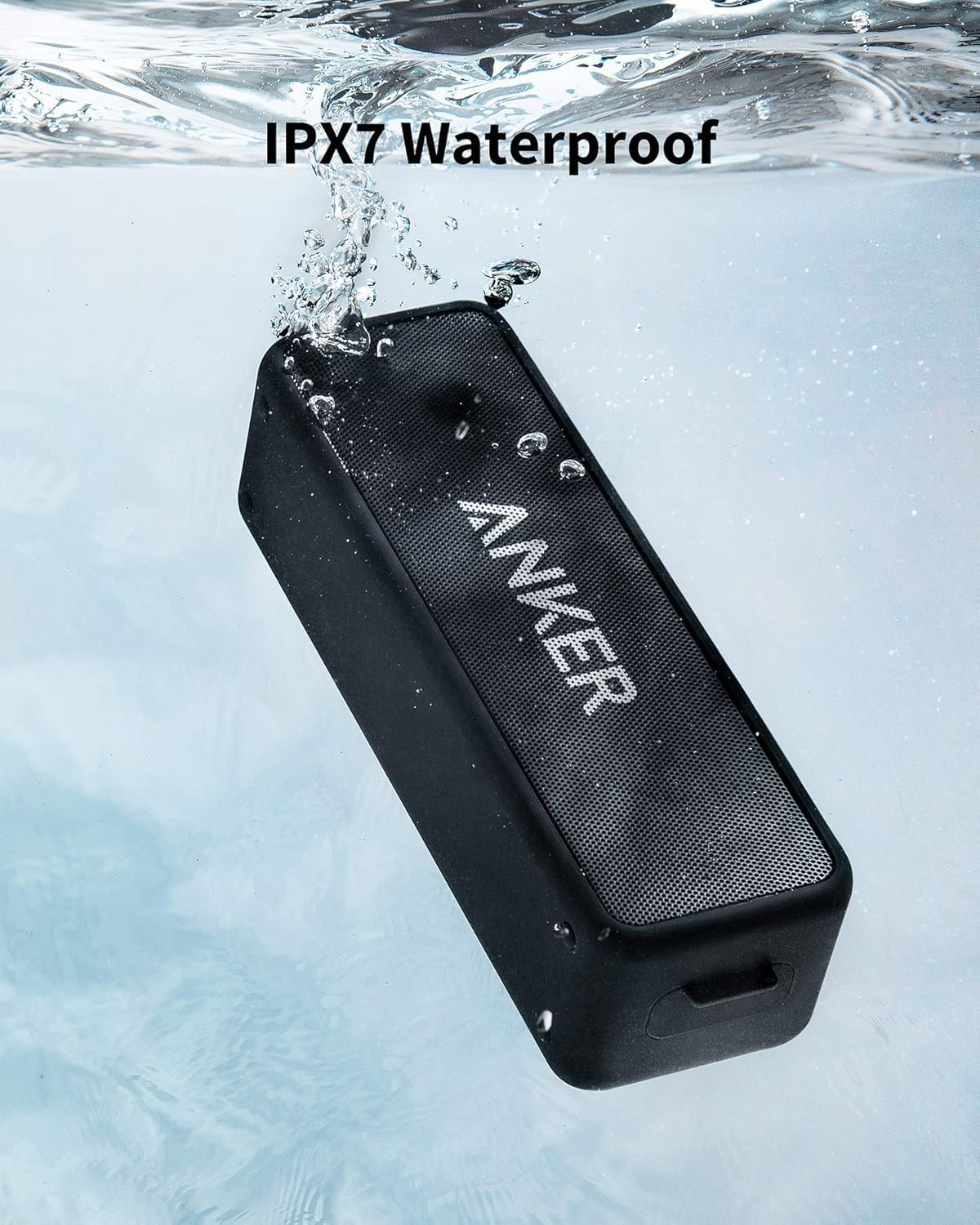 Anker Soundcore 2 detalle de los drivers neodimio ofreciendo potencia sonora