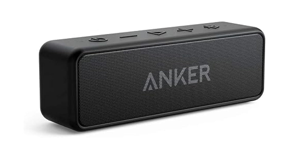 Anker Soundcore 2 vista frontal mostrando diseño compacto y fácil transporte