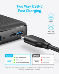 Anker uso en mano demostrando ligereza y comodidad para viajar