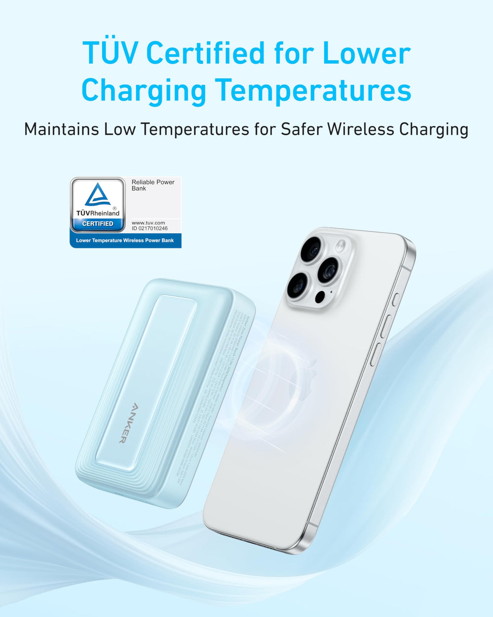 Anker Zolo con cable USB‑C destacado para carga rápida 30W