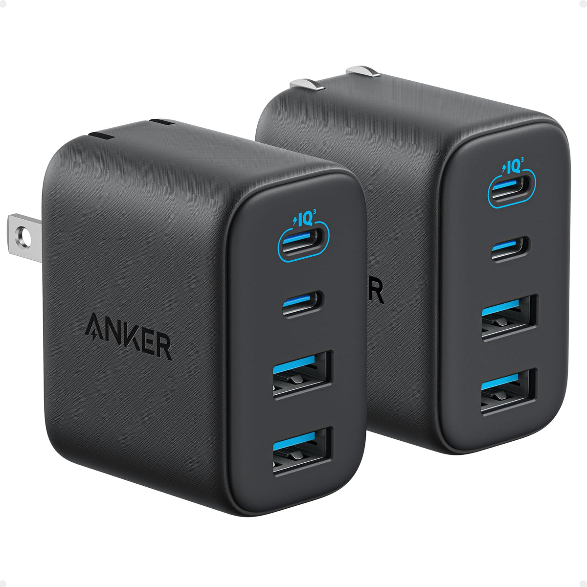 Anker Zolo frontal mostrando 4 puertos y diseño compacto como ventaja de organización