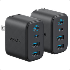 Anker Zolo frontal mostrando 4 puertos y diseño compacto como ventaja de organización