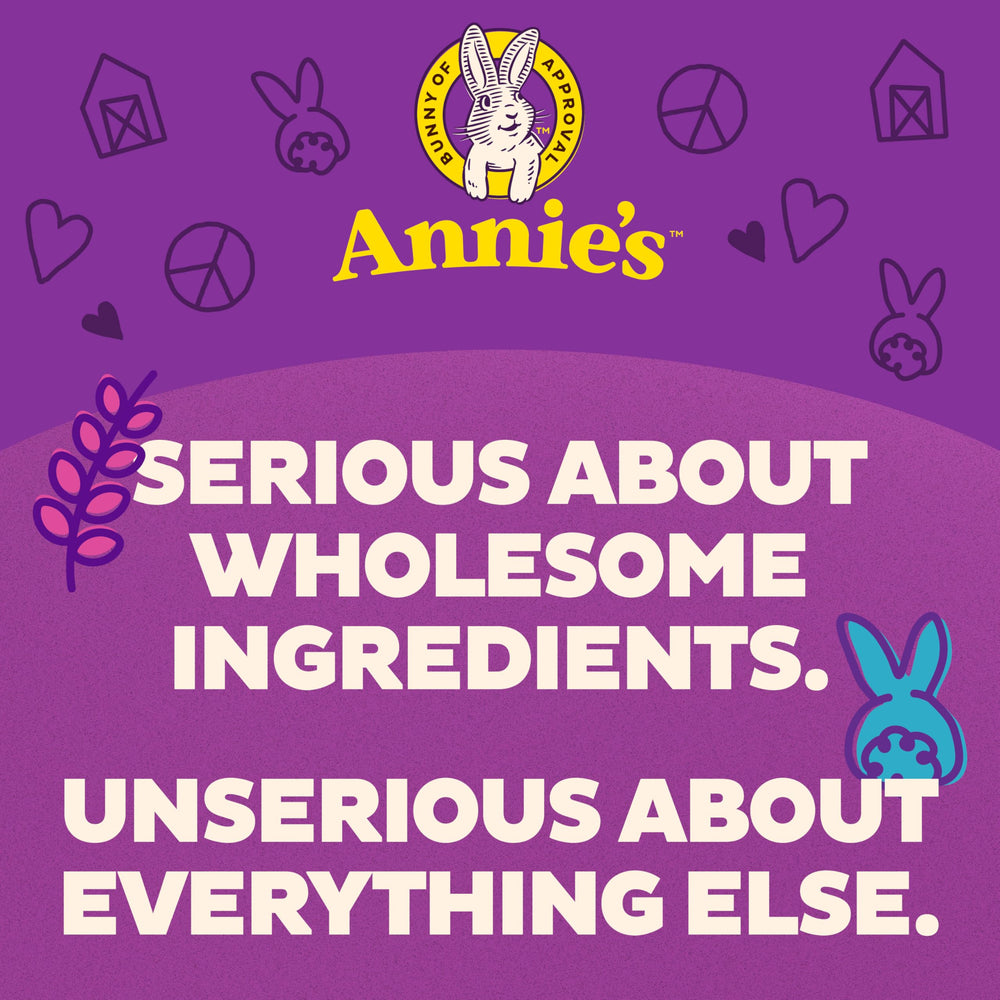Annie's bolsita dentro de lonchera escolar, conveniencia y porción controlada