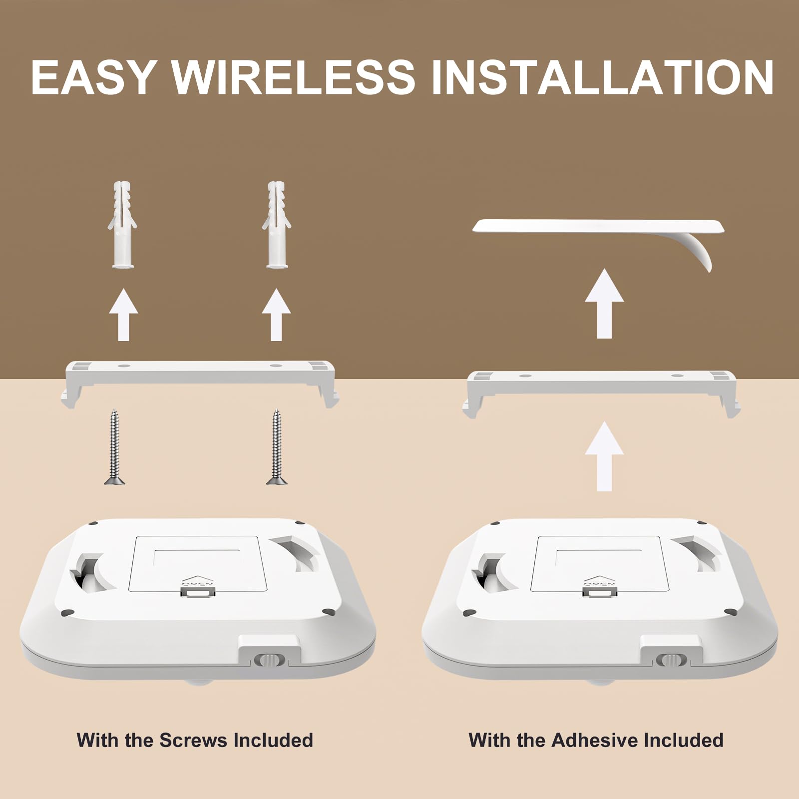 ANOTEK montaje de la lámpara sin cables simplificando instalación