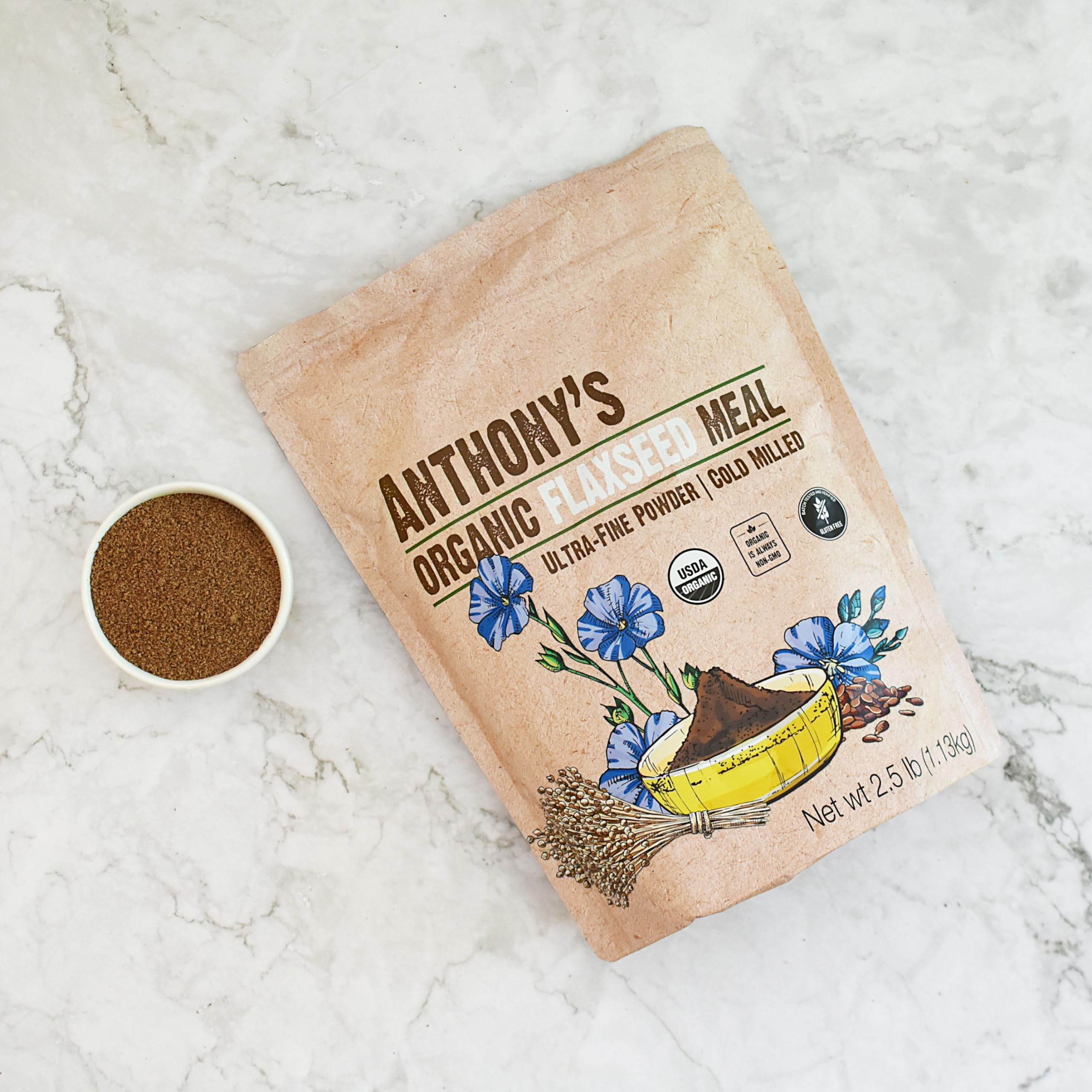 Anthony's paquete en encuadre de cocina vegana para inspirar uso en recetas diarias