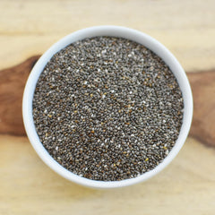 Anthony's seeds on spoon with scale showing serving size and portion control