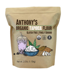 Anthony's paquete frontal de harina de tapioca orgánica, cómodo para uso doméstico