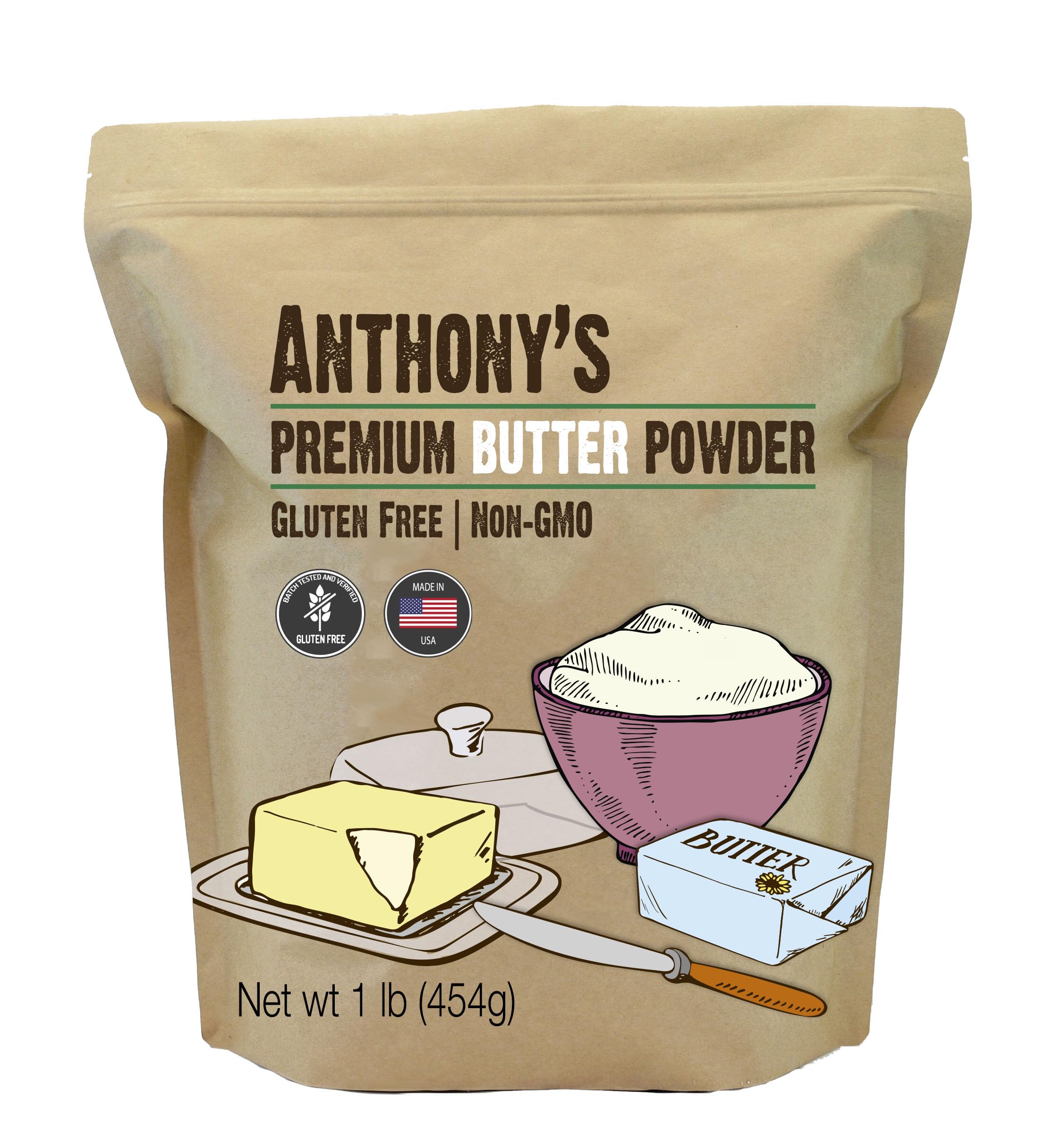 Anthony's empaque frontal mostrando 1 lb y atributos principales