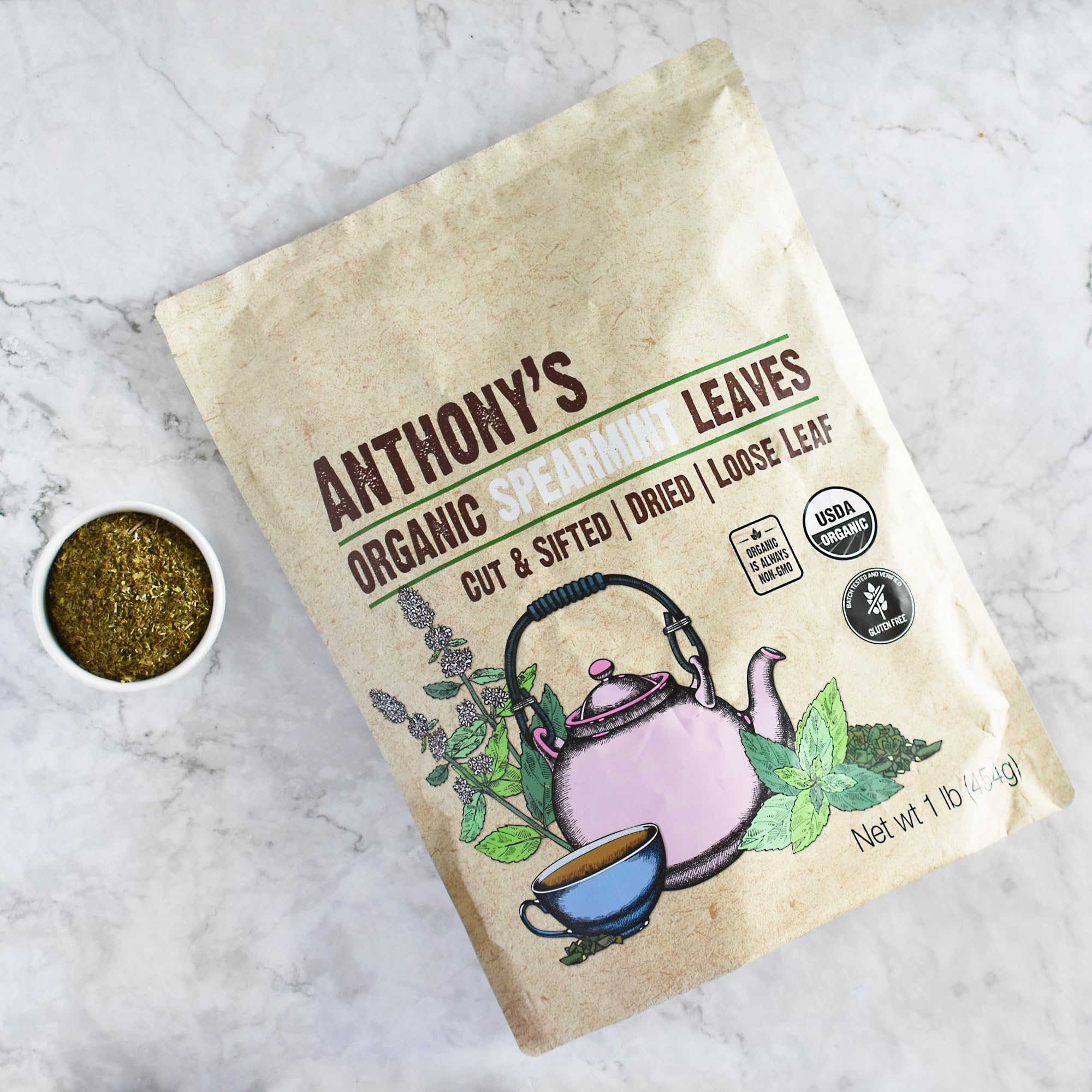 Anthony's hojas usadas en jabón artesanal, ingrediente natural para cuidado corporal