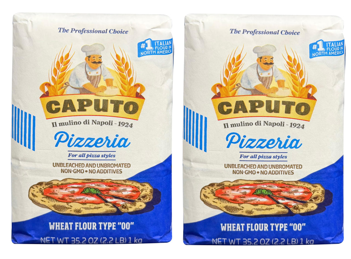 Antimo Caputo paquete frontal mostrando diseño y peso, facilita compra profesional