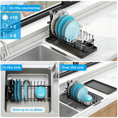 ANTOPY close-up of silicone drying mat demonstrating easy cleanup