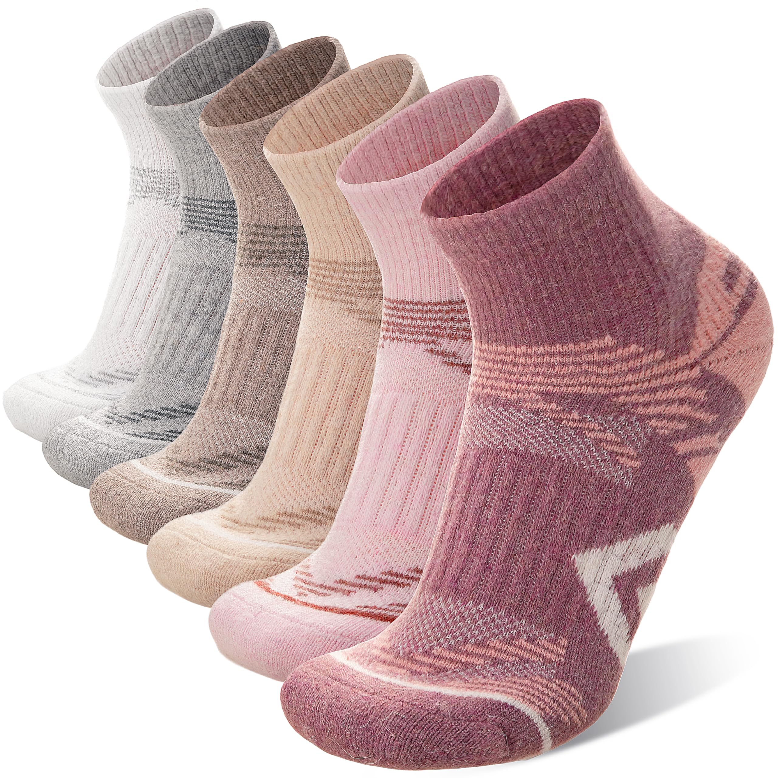 ANTSANG front packaging showing six-pair sock pack and color variety for gifting