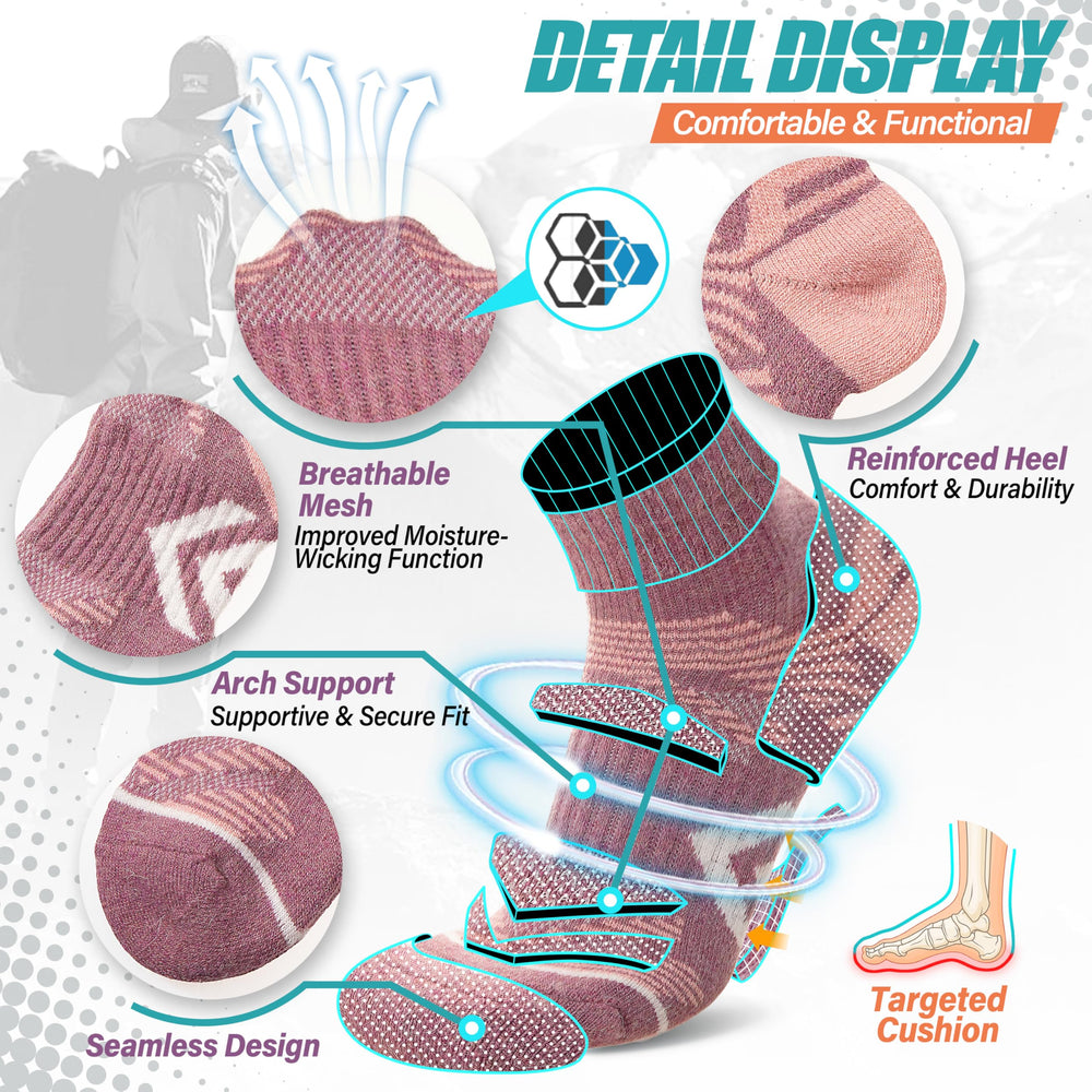 ANTSANG socks worn by runner demonstrating secure fit and arch support benefit