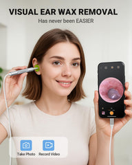 AnyScope primer plano de la lente y seis LEDs para imágenes nítidas