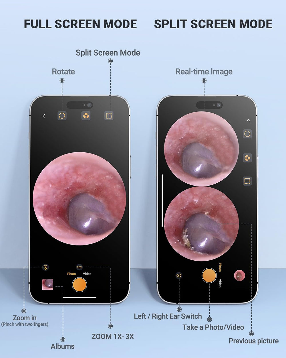 AnyScope punta espátula de silicona segura y suave para manipulación controlada