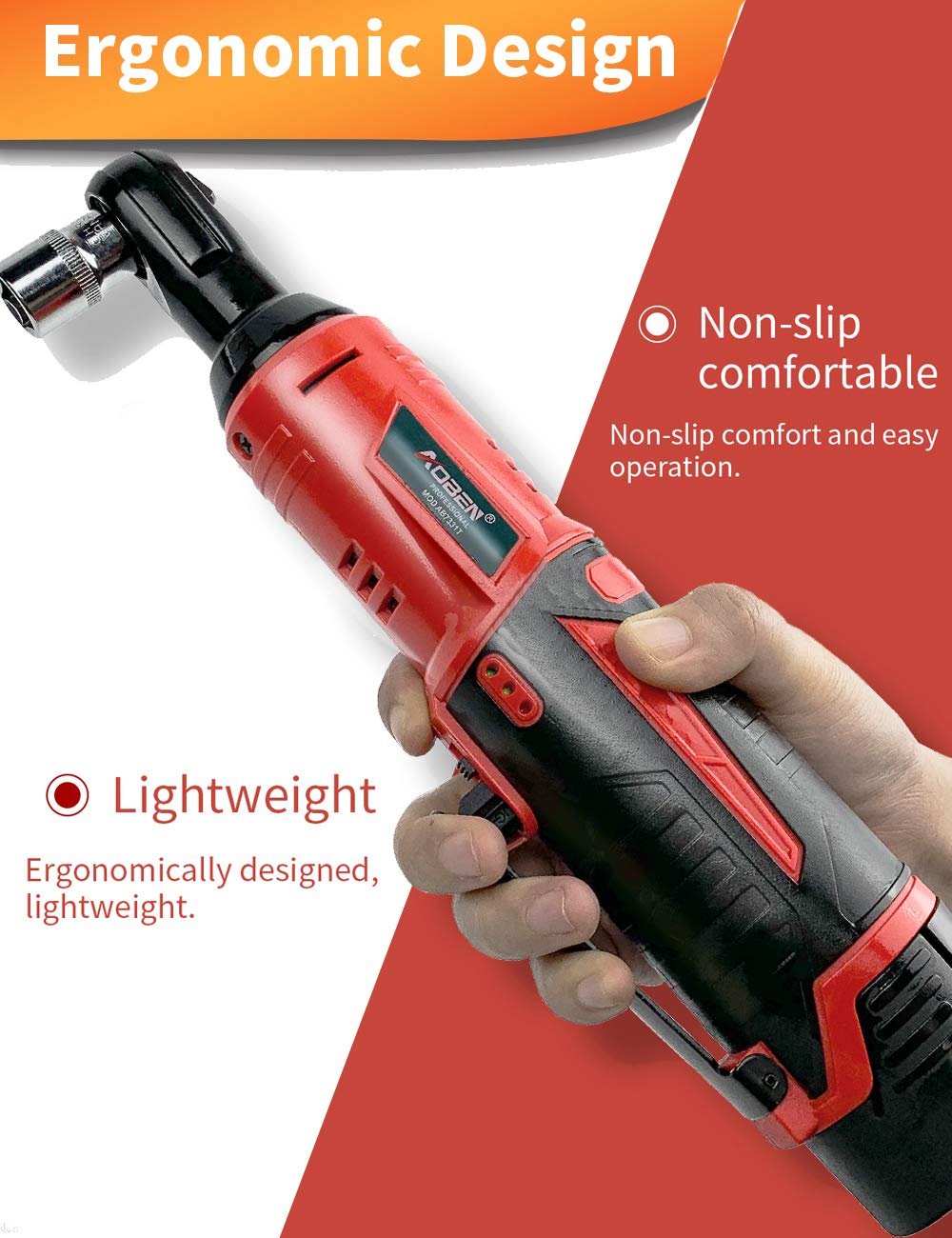 AOBEN baterías 2000mAh y cargador mostrando autonomía confiable