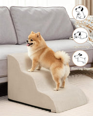 Aodisman perro subiendo la rampa hacia el sofá mostrando uso cómodo y estable