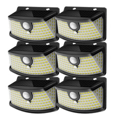 Aootek vista frontal del paquete de seis luces mostrando diseño compacto y beneficio de iluminación