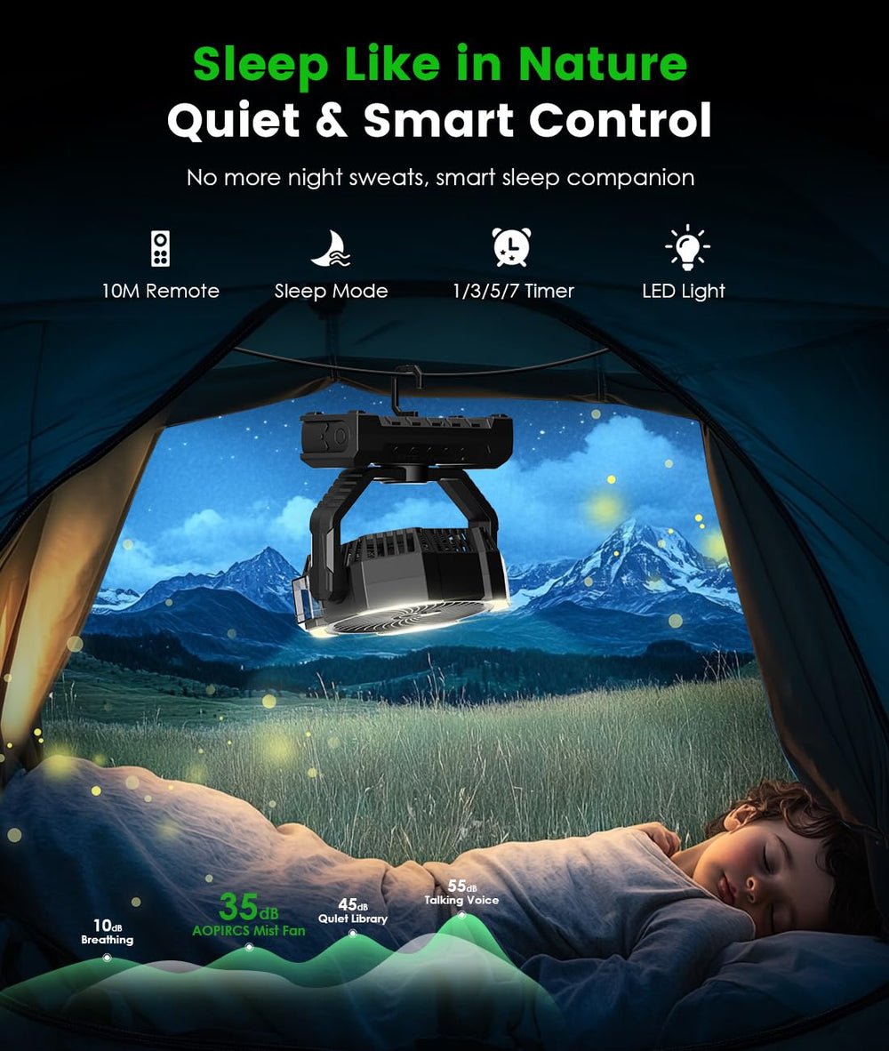 Aopircs control remoto junto al ventilador para ajustes cómodos