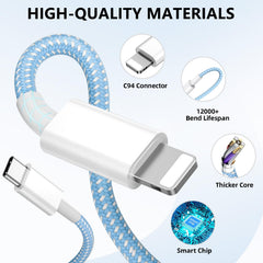 Aorle cable de 6FT desplegado mostrando longitud cómoda