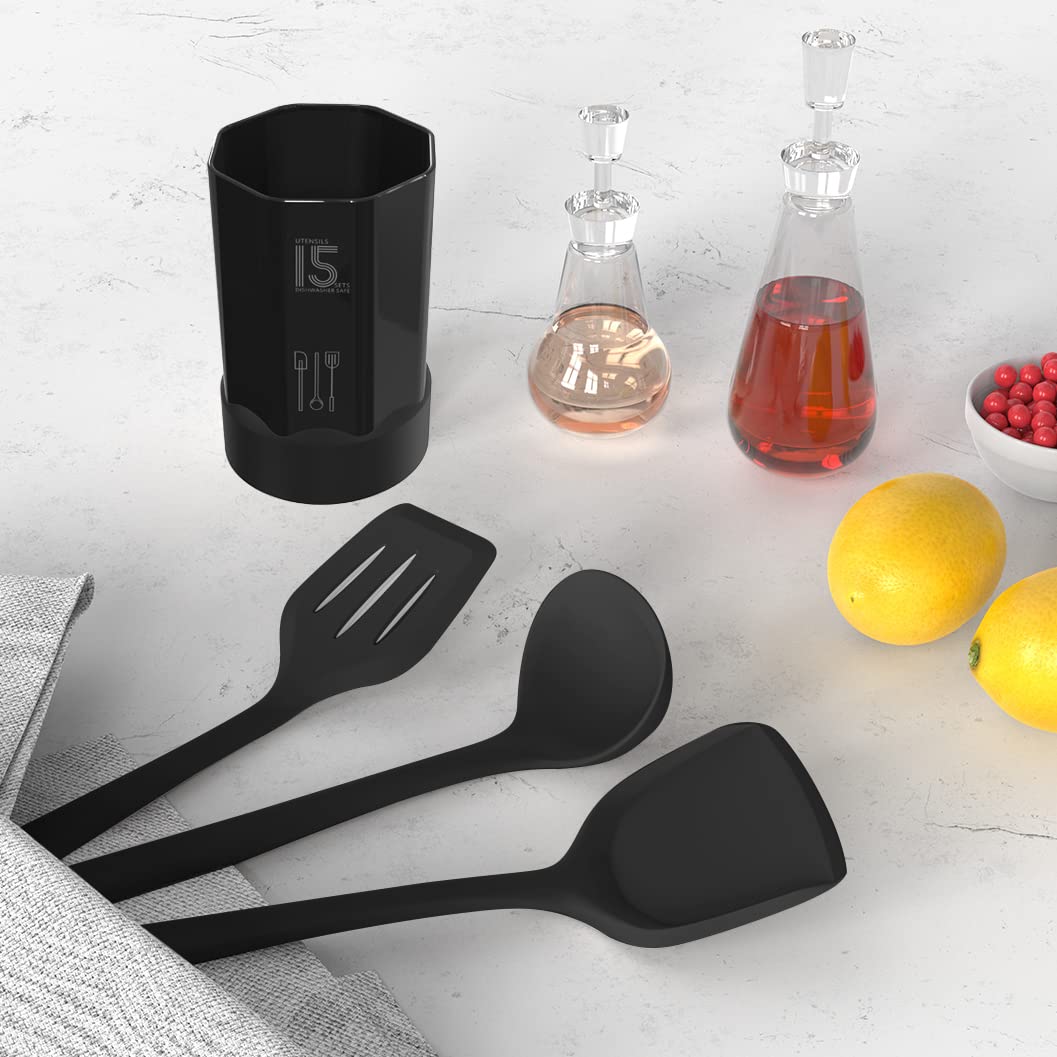 AOTHOD utensils being loaded into a dishwasher for effortless cleanup