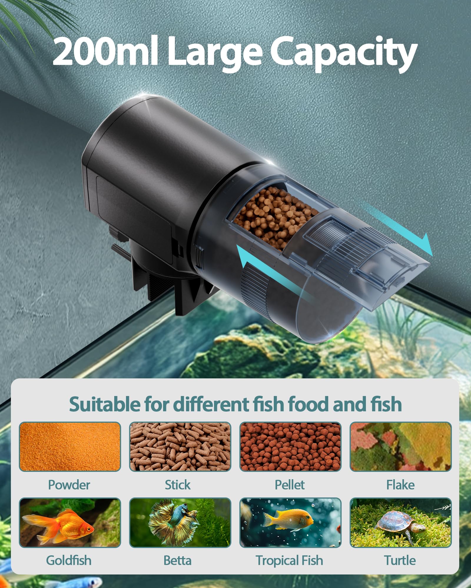 Aoyar montaje con abrazadera para cubiertas de acuario