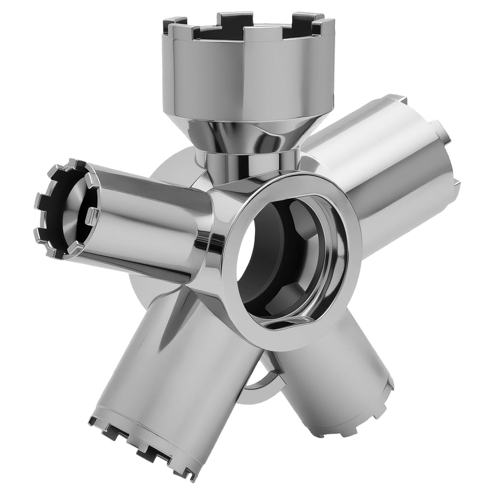 Apdhk vista frontal de la llave metálica 10 en 1 protege grifos y facilita extracción