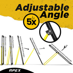 Apex Sports detalle de malla knotless resistente a impactos