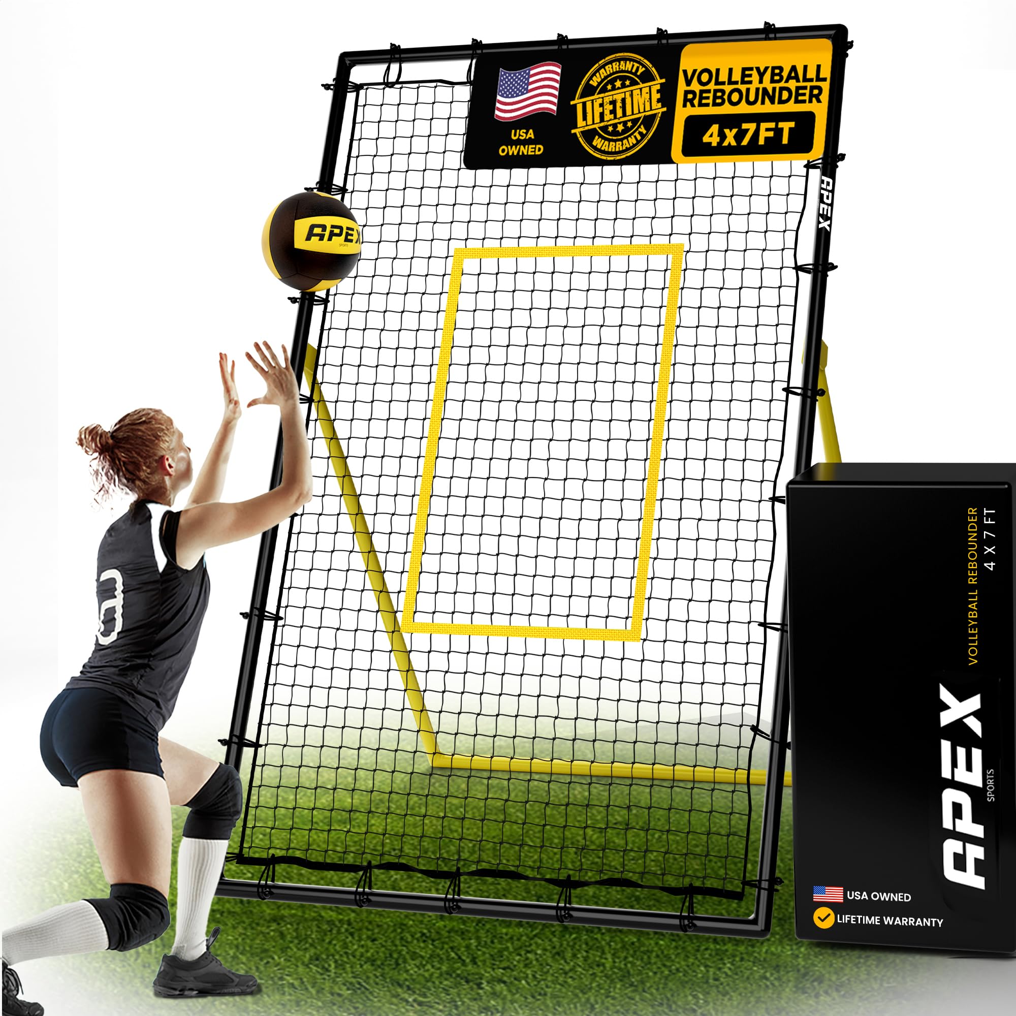 Apex Sports red frontal mostrando superficie de rebote y robustez