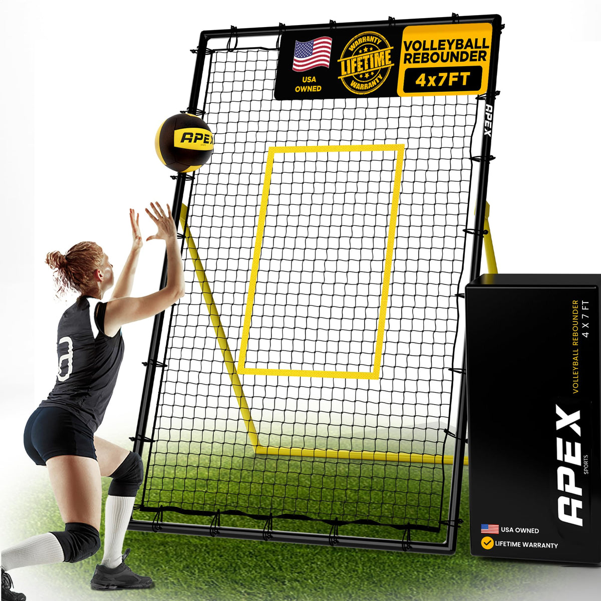 Apex Sports red frontal mostrando superficie de rebote y robustez