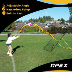 Apex Sports rebounder en la playa para entrenar en exteriores