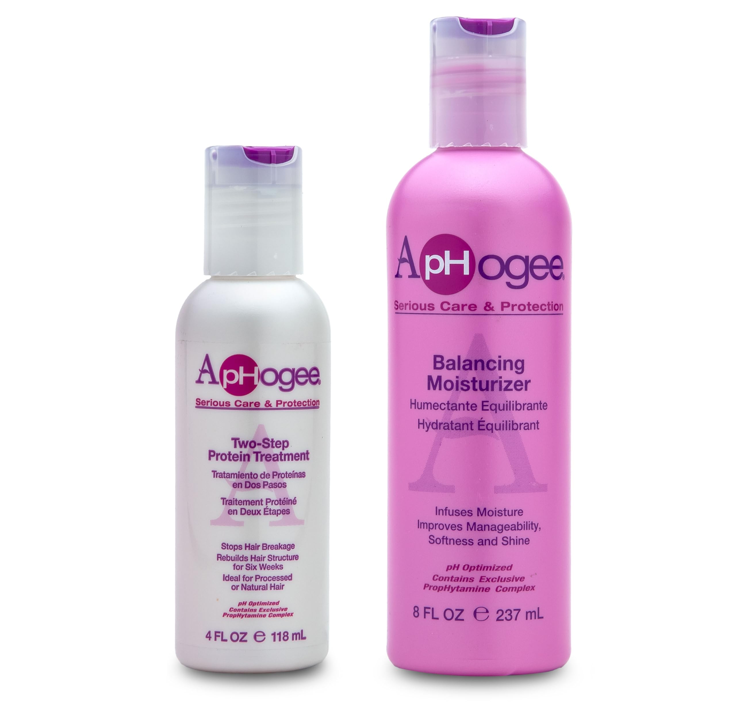 Aphogee frente del pack mostrando envases y beneficios visibles