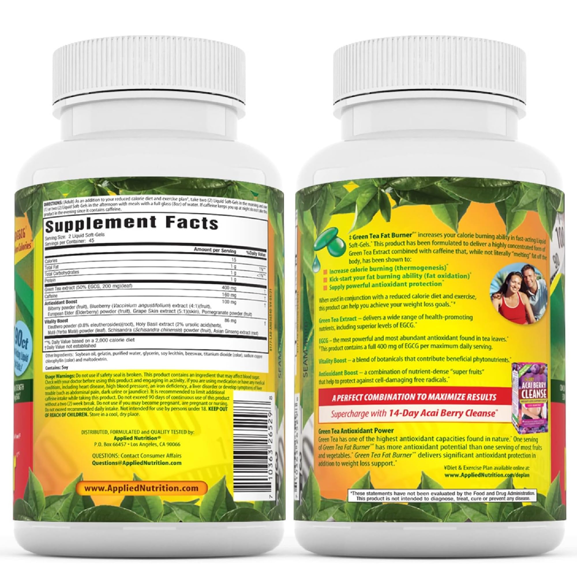 Applied Nutrition botella en escenario de estilo de vida saludable para rutina diaria