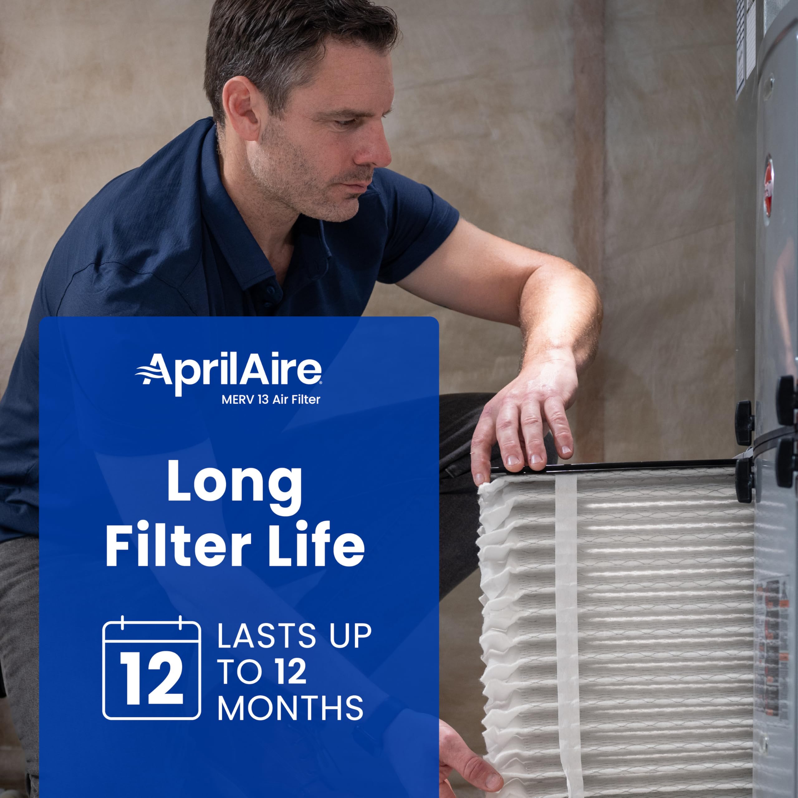 AprilAire pack de 2 filtros 213 listo para reemplazo anual