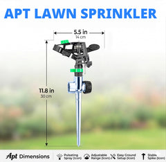 Apt aspersor detalle del tornillo difusor para distribuir agua uniformemente