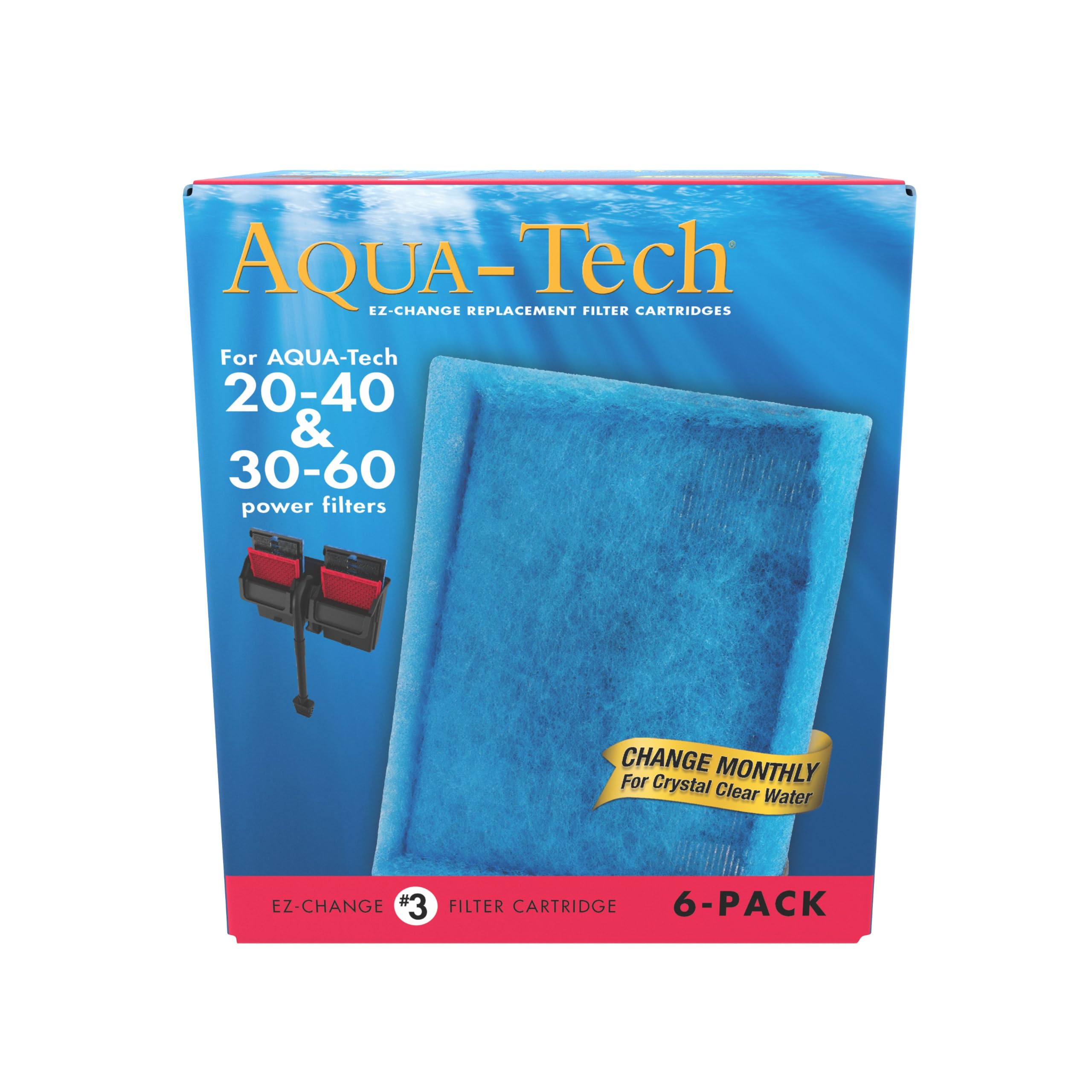 AQUA-TECH empaque frontal del cartucho EZ-Change listo para usar