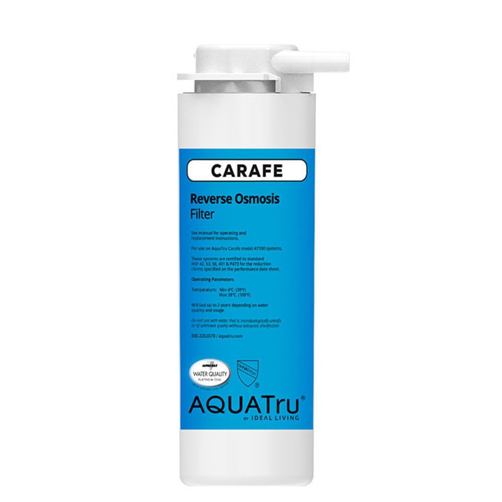 AQUA TRU vista frontal del cartucho mostrando diseño y compatibilidad