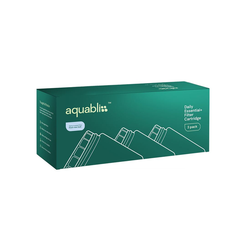 Aquabliss cartucho instalado en cabezal demostrando fácil reemplazo en ducha