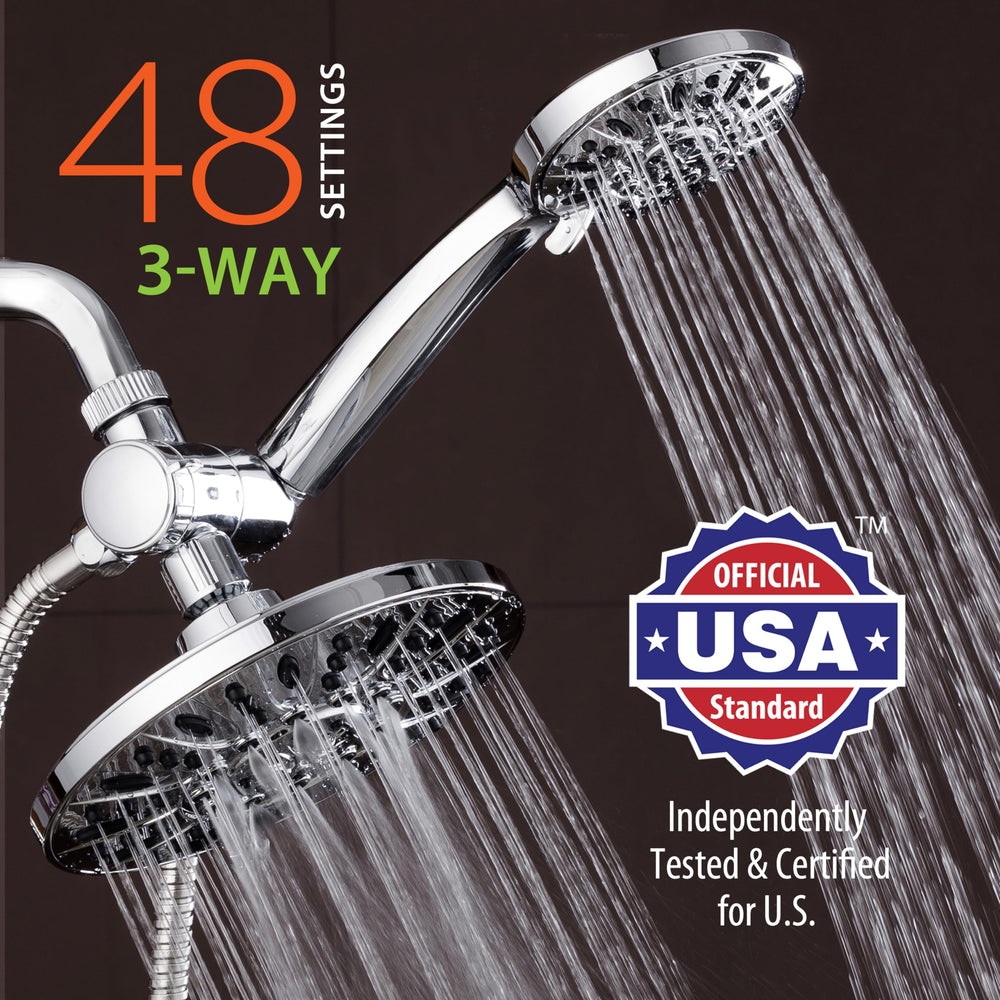 AquaDance detalle cara 7 pulgadas con boquillas rub-clean, cobertura amplia