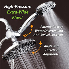 AquaDance manguera acero inoxidable 5 ft con conexiones latón, durabilidad