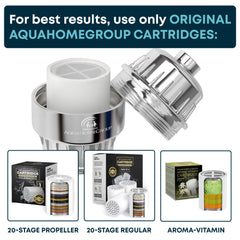 AquaHomeGroup montaje con ducha de mano, compatibilidad universal y flujo constante
