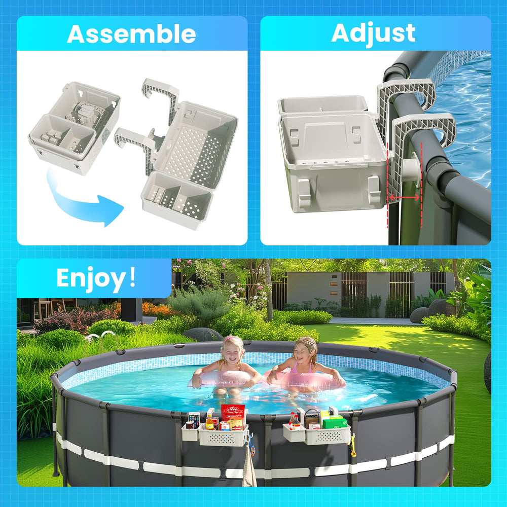 AquaJoyer piezas apiladas para almacenamiento compacto y ordenado