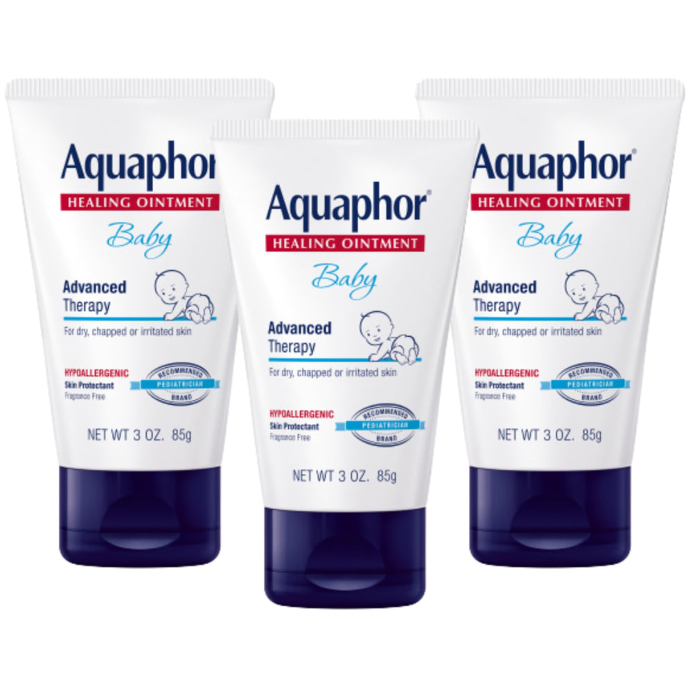 Aquaphor front packaging showing 9 oz tube and product benefit